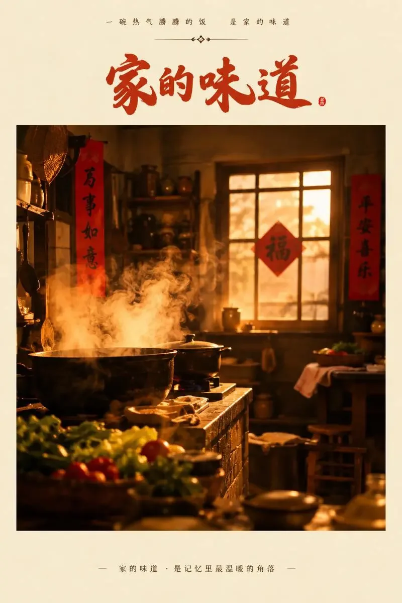 灶台即烟火 - 黄豆漫剧 原创短剧 短剧《灶台即烟火》封面图,家庭题材